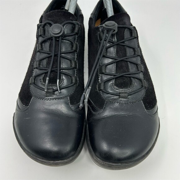 Birkenstock Footprints Sneakers Black Lace Up Low Top EU 42 Medium/Narrow Width - Picture 5 of 13